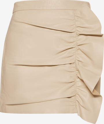 faina Skirt in Beige: front