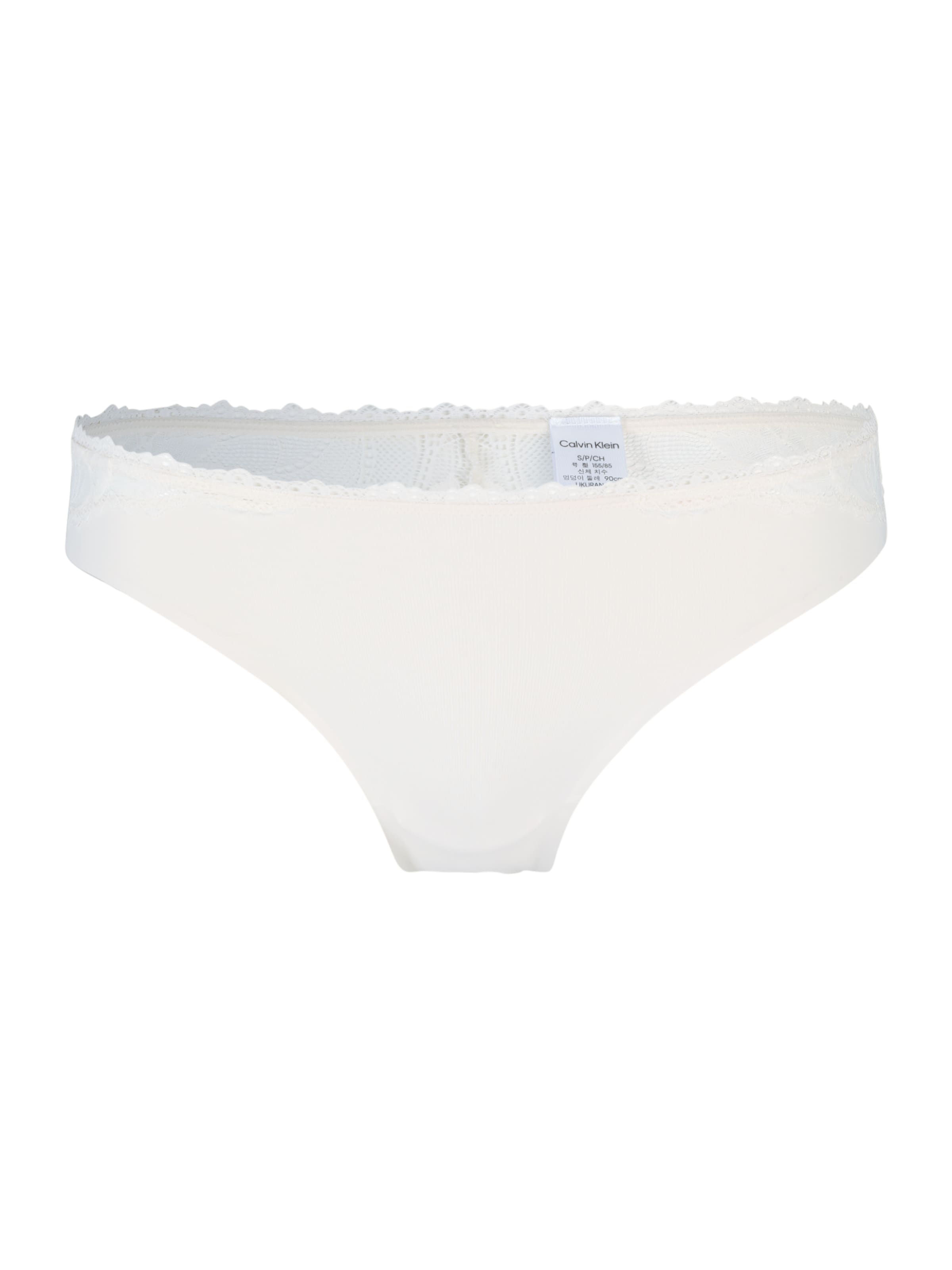 Slip 'Seductive Comfort' Calvin Klein Underwear en blanc : devant