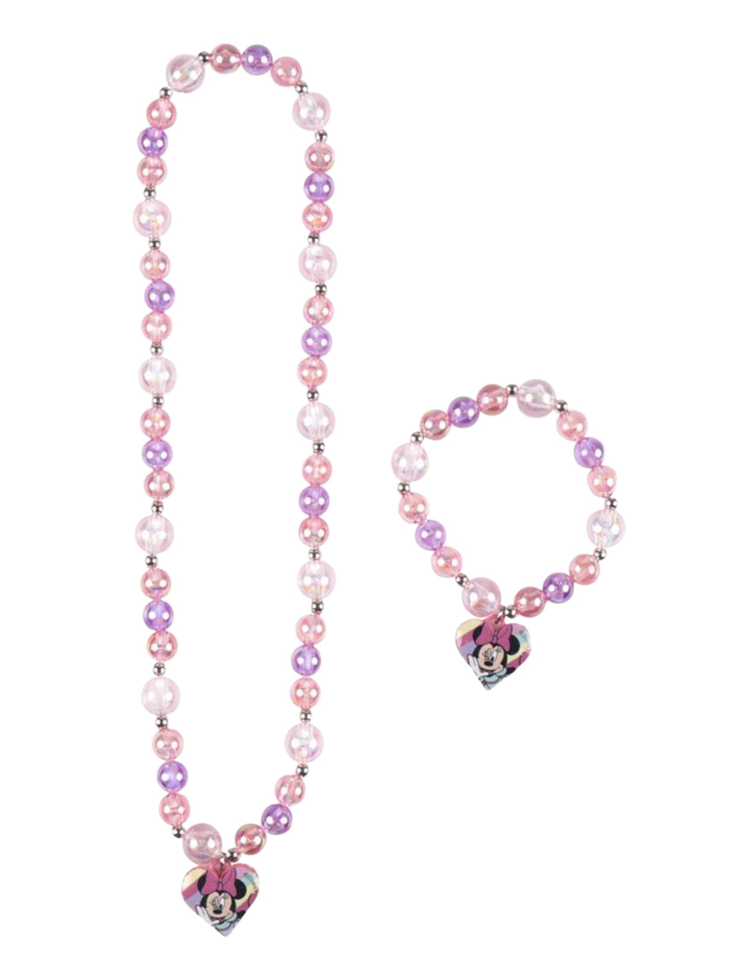 DISNEY Schmuckset 'Fantasie Minnie'‌‌‌‌‌‌ in Pink: Vorderseite