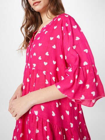 Zwillingsherz Shirt Dress 'Mika' in Pink