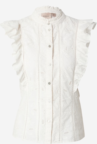 Camicia da donna 'VICORA' di VILA ROUGE in bianco: frontale