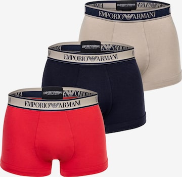 Boxers Emporio Armani en beige : devant