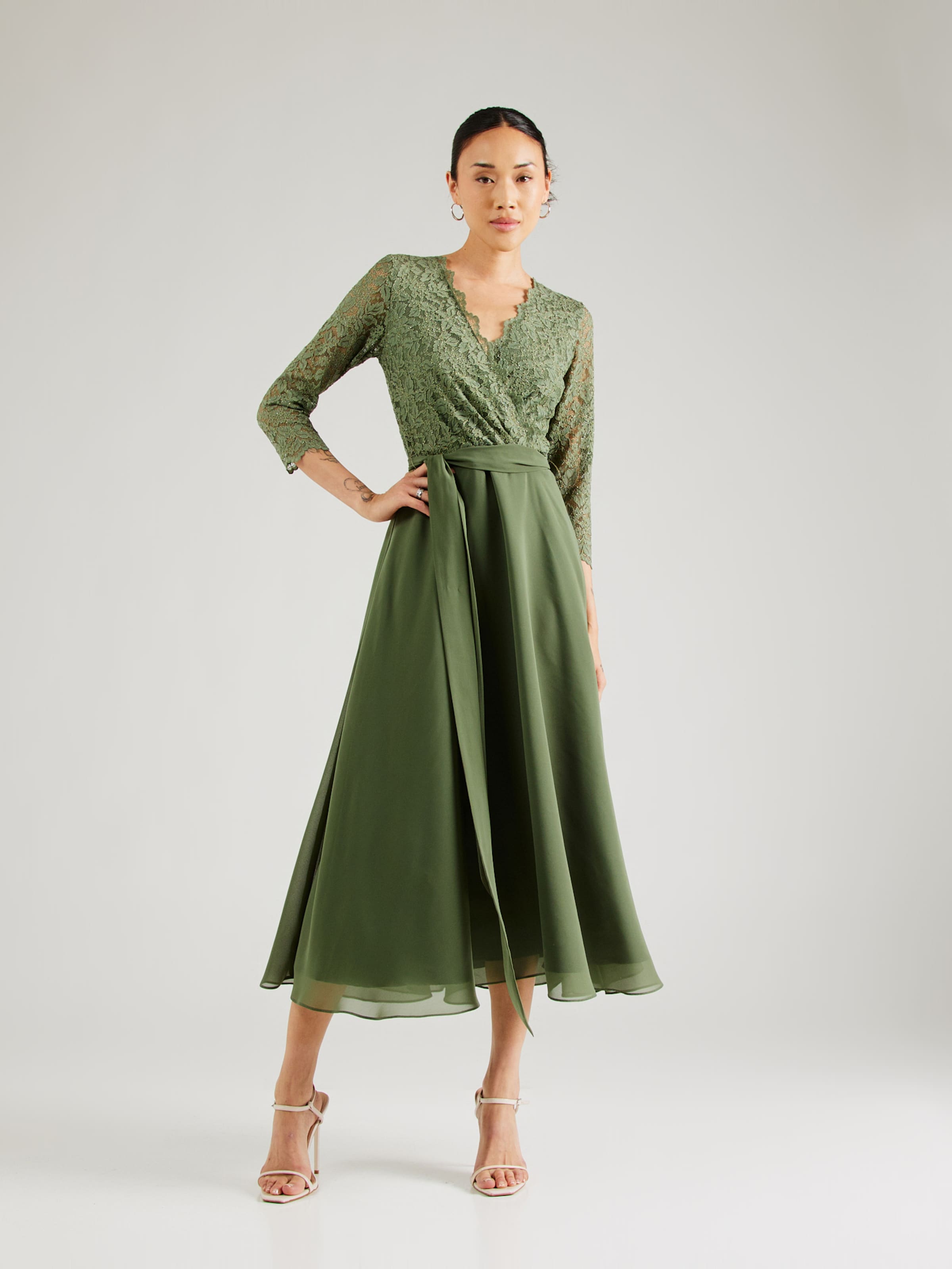 Khaki cocktail dress hot sale