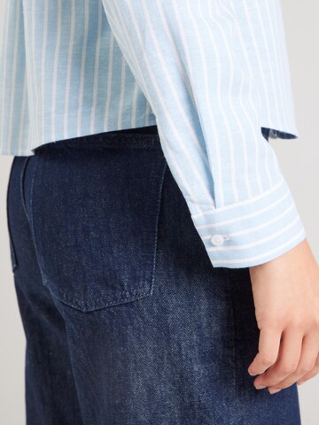COMMA Bluse in Blau