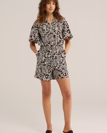 WE Fashion Overal - Hnedá: predná strana