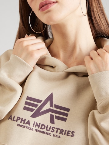 ALPHA INDUSTRIES - Sweatshirt em bege