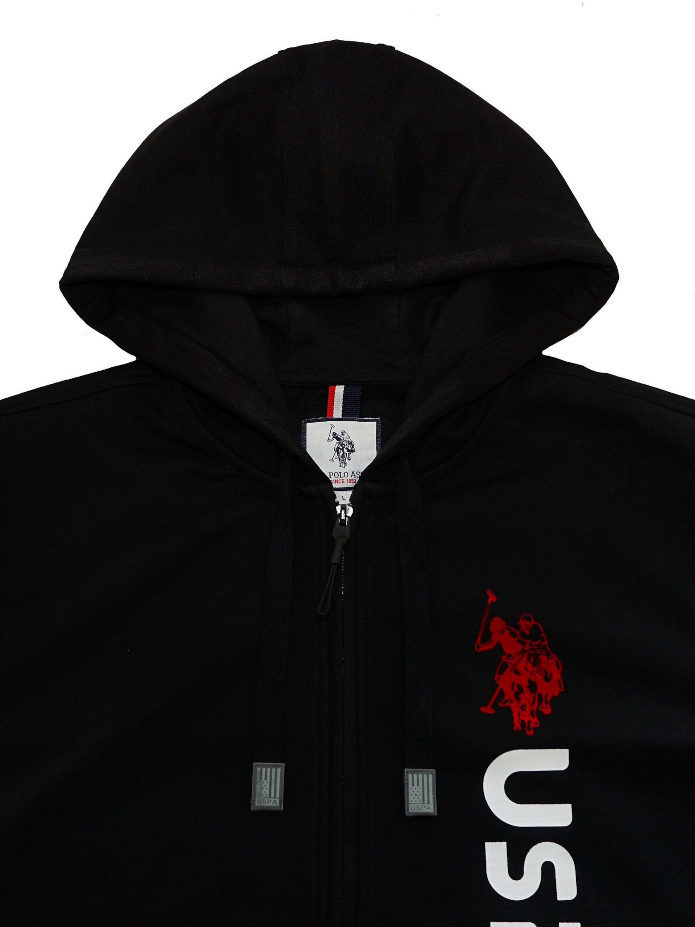 U.S. POLO ASSN. Sweat jacket in Black