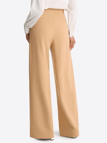 Imily Bela Wide leg Bandplooibroek in Bruin