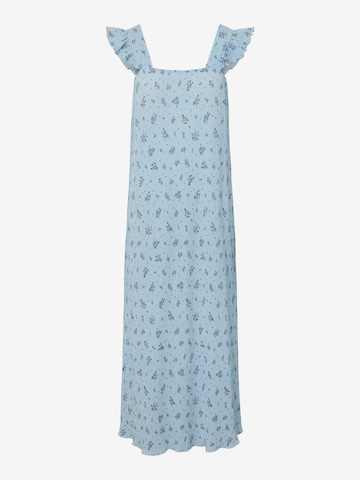 PIECES Kleid 'PCFLORA' in Blau: Vorderseite
