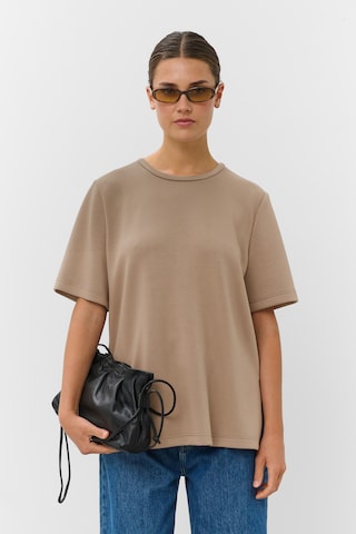 SOAKED IN LUXURY - Camisa em bege: frente