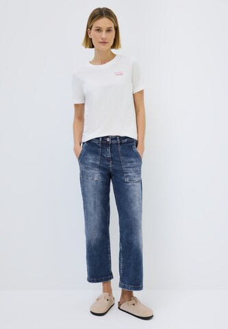 CECIL Loosefit Jeans in Blau