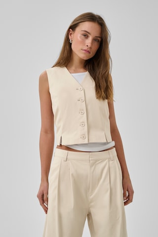 My Essential Wardrobe Bodywarmer 'MWGisva' in Beige: voorkant