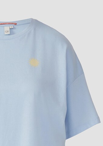T-shirt QS en bleu