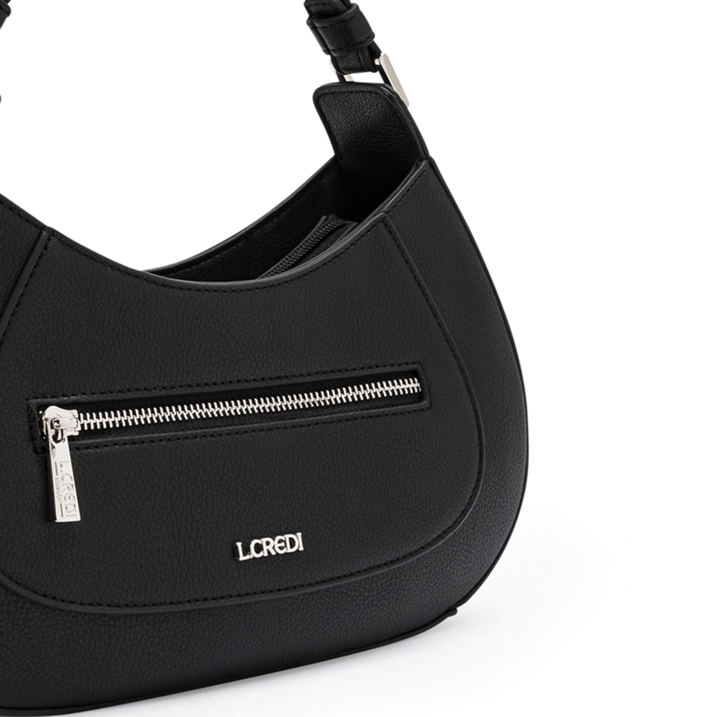 Borsa a spalla 'Odelia' di L.CREDI in nero