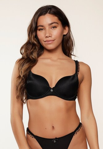 LingaDore T-Shirt BH 'Daily' in Schwarz: Vorderseite