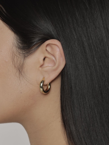 LES. Earrings 'Chunky Hoops' in Silver