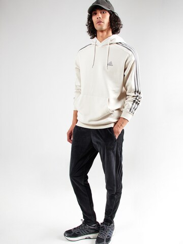 ADIDAS SPORTSWEAR Αθλητική μπλούζα φούτερ 'Essentials' σε μπεζ
