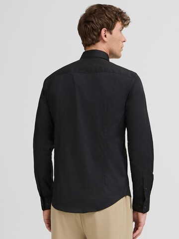 Casual Friday - Ajuste estrecho Camisa de negocios en negro