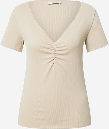 VILA T-Shirt 'FILINE' in Beige: predná strana