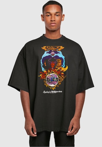 Merchcode Shirt 'Thin Lizzy - Vagabonds' in Zwart: voorkant