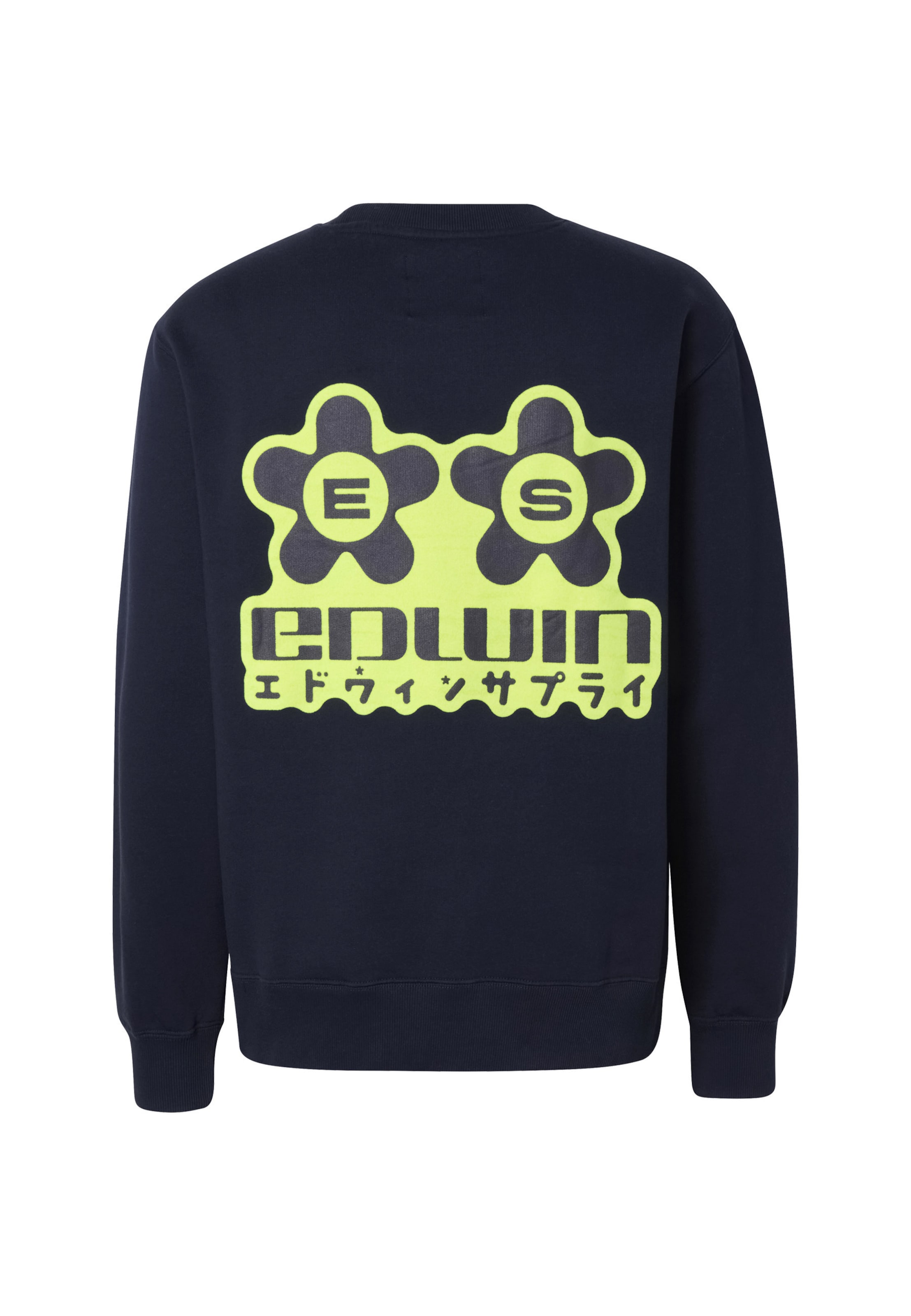 EDWIN Sweatshirt 'Sakura' in Blau