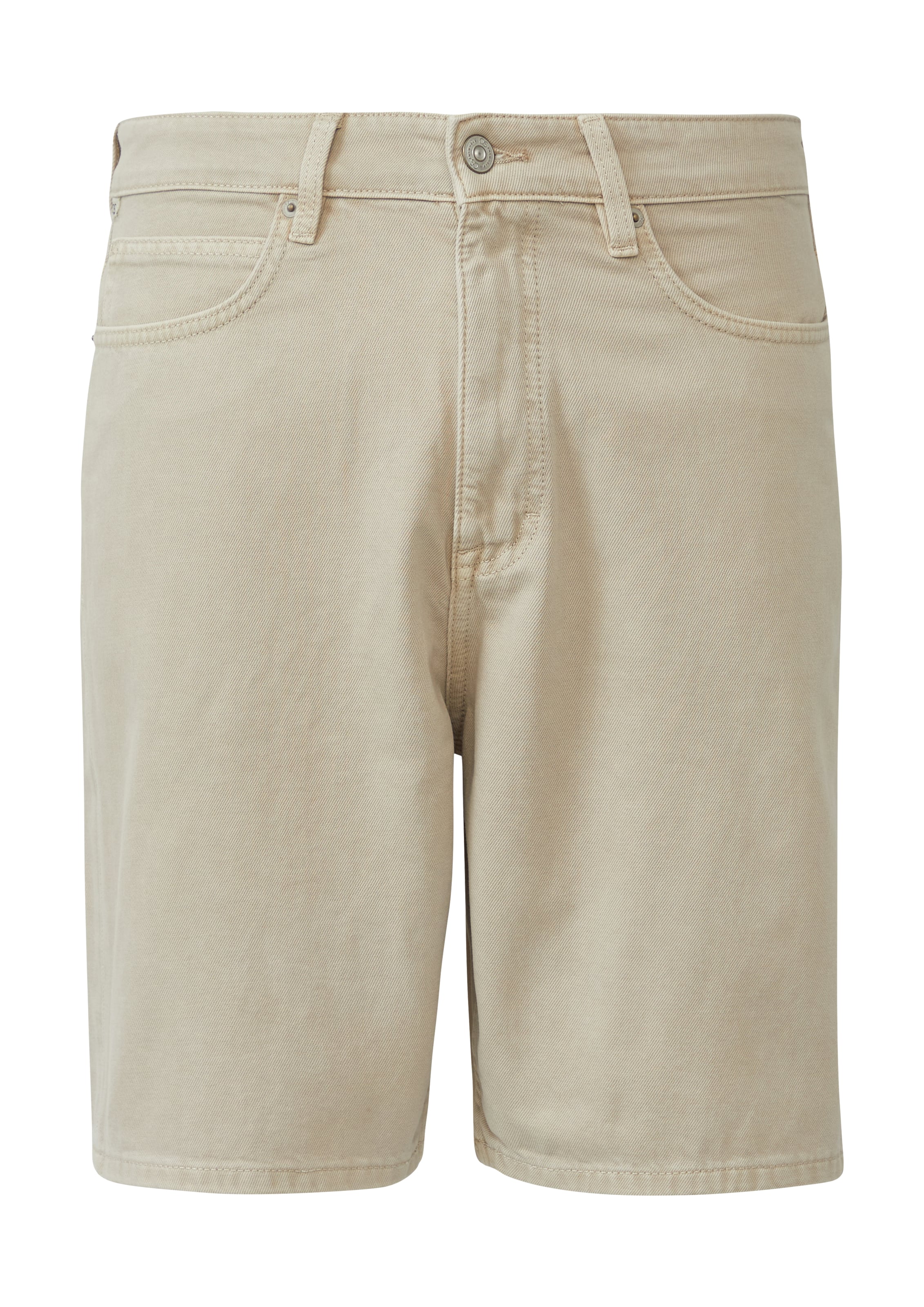 Regular Jean QS en beige : devant