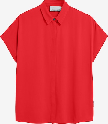ARMEDANGELS Bluse in Rot: Vorderseite