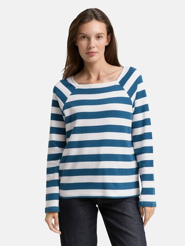 TOM TAILOR Shirt in Blue: front
