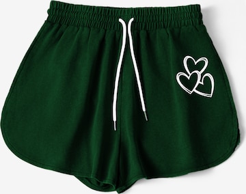 Pantalon GORHEY en vert : devant