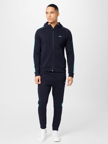 Tuta da jogging di BOSS Green in blu: frontale