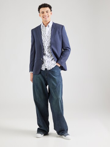 JOOP! Jeans Regular fit Button Up Shirt 'Hanson' in White