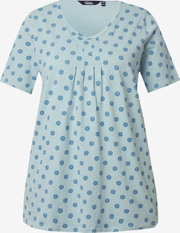 Ulla Popken Shirt in Blau: Vorderseite