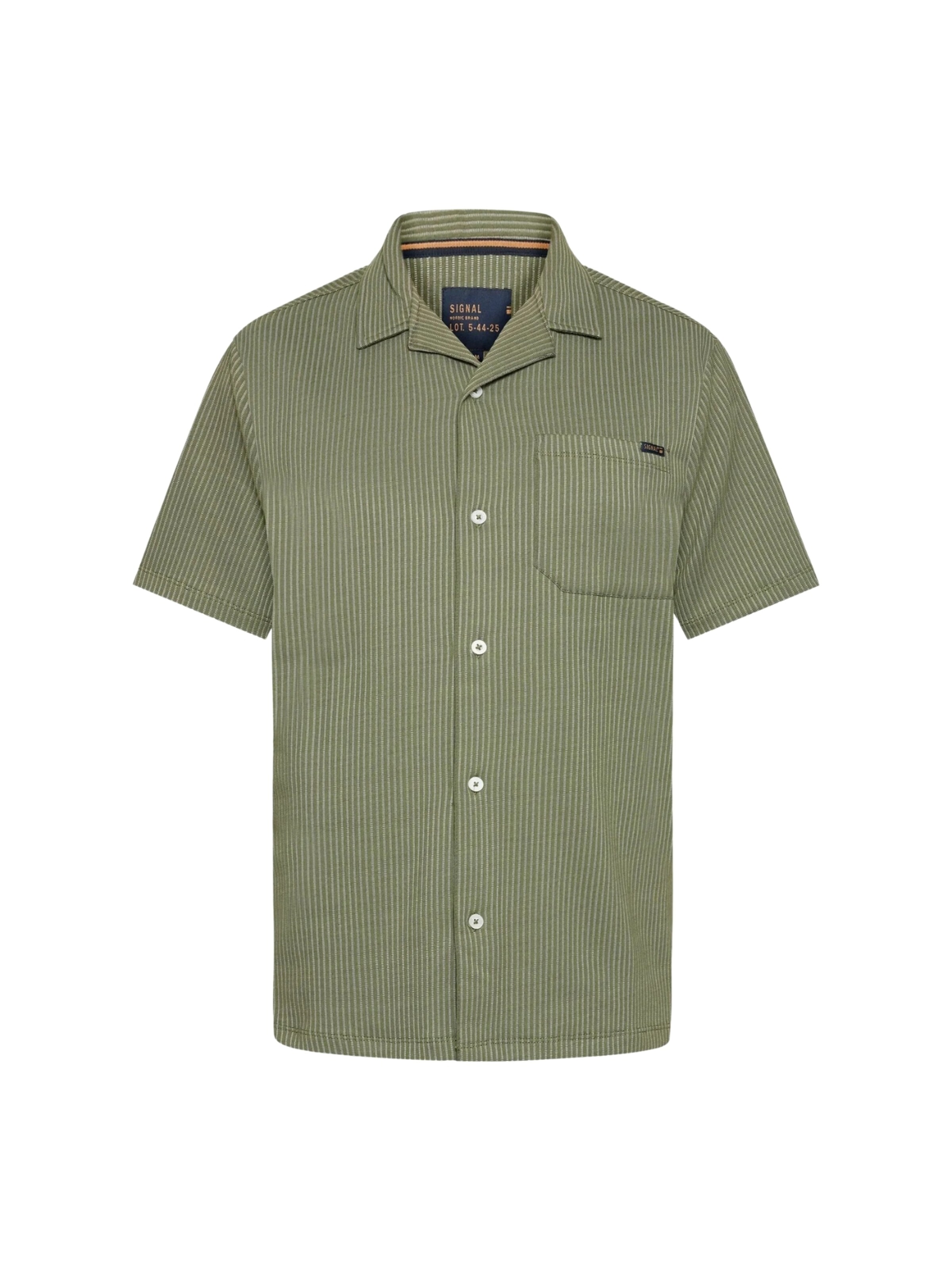 Regular fit Camicia 'Willy' di Signal in verde: frontale
