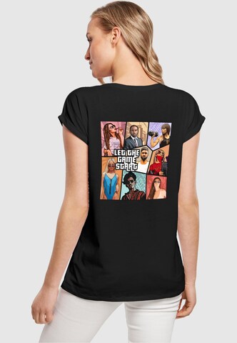 Merchcode Shirt 'Grand Collage' in Zwart