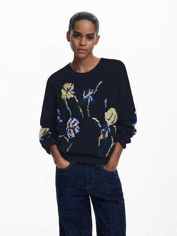 juoda Desigual Megztinis: priekis