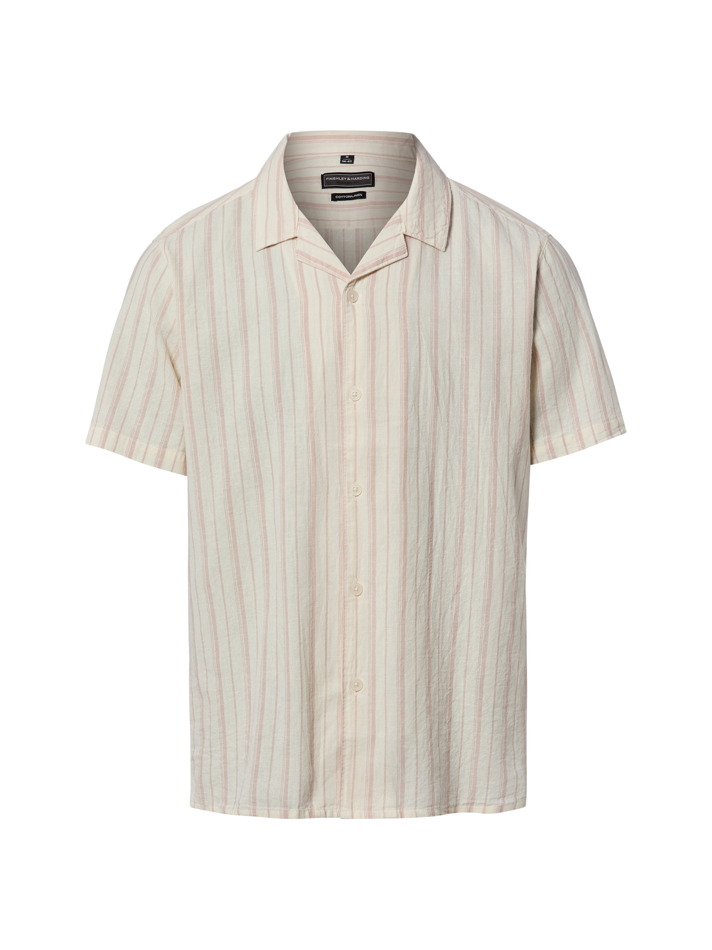 Coupe regular Chemise Finshley & Harding en blanc : devant