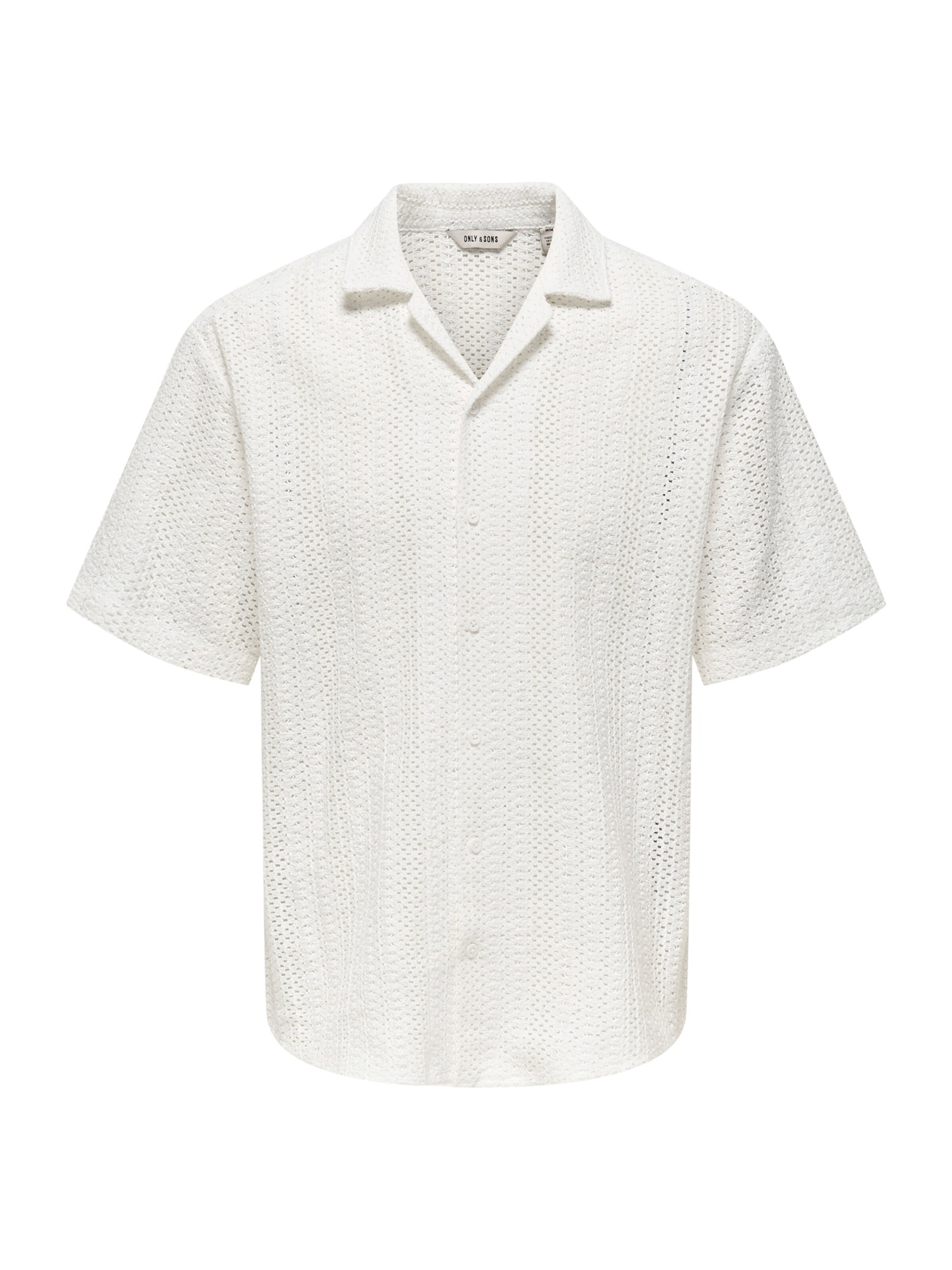 Only & Sons Πουκάμισο 'ONSDani' σε λευκό: μπροστά