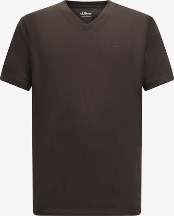 s.Oliver - Camiseta en marrón: frente