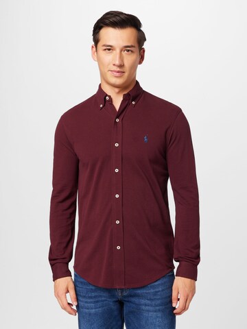 Polo Ralph Lauren Regular Fit Hemd in Rot: Vorderseite