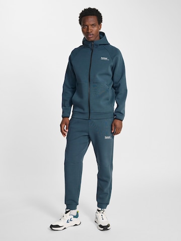 Hummel Sports sweat jacket 'Tech Fleece' in Blue