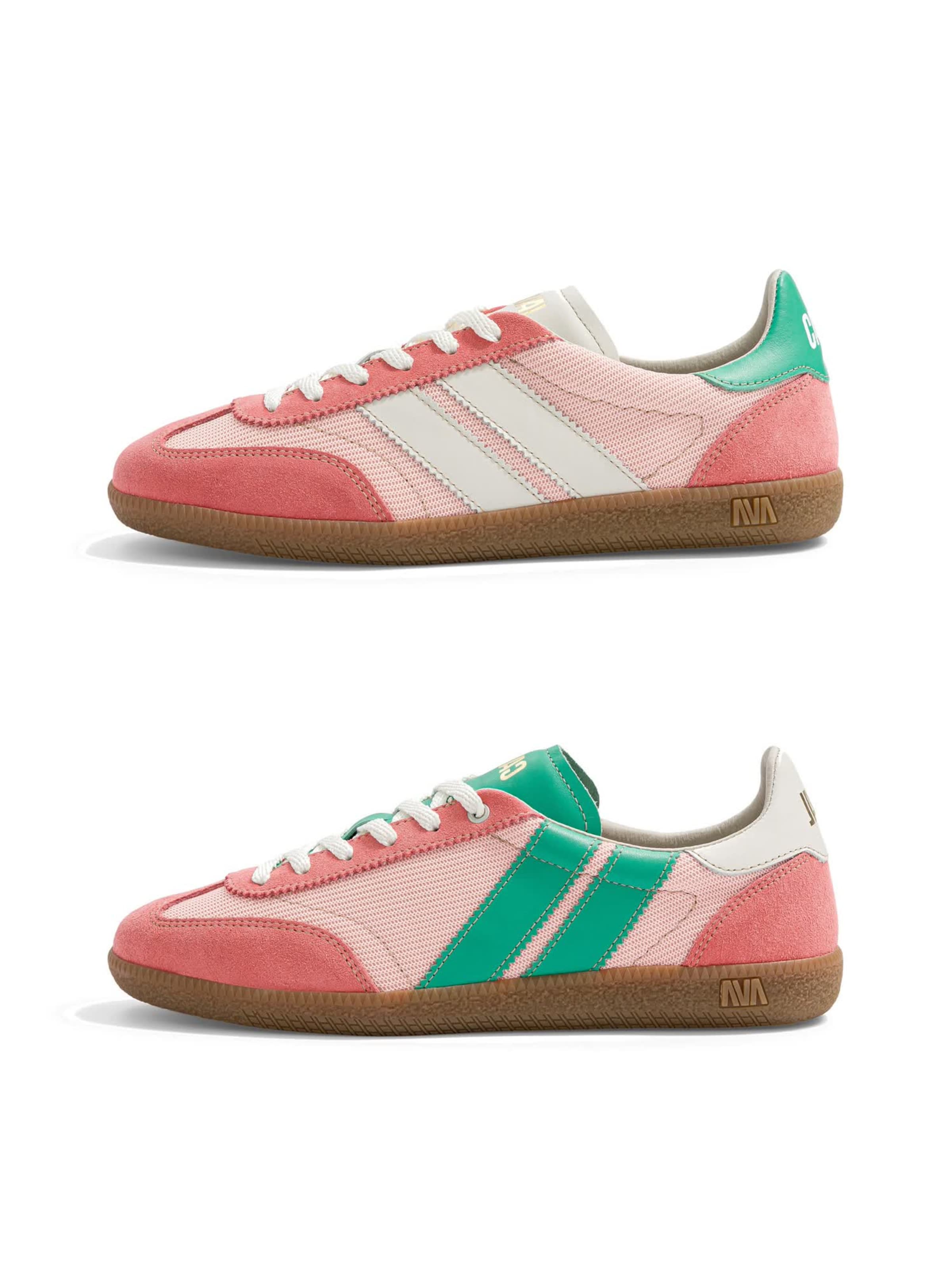 Sneaker bassa ' PULSE ' di Caval in rosa: frontale