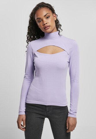 T-shirt Urban Classics en violet : devant