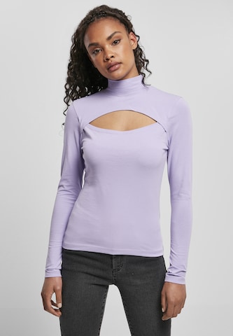 T-shirt Urban Classics en violet : devant