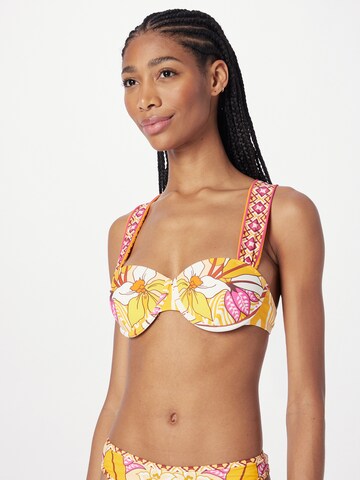 River Island Balconette Bikinitopp i oransje: forside