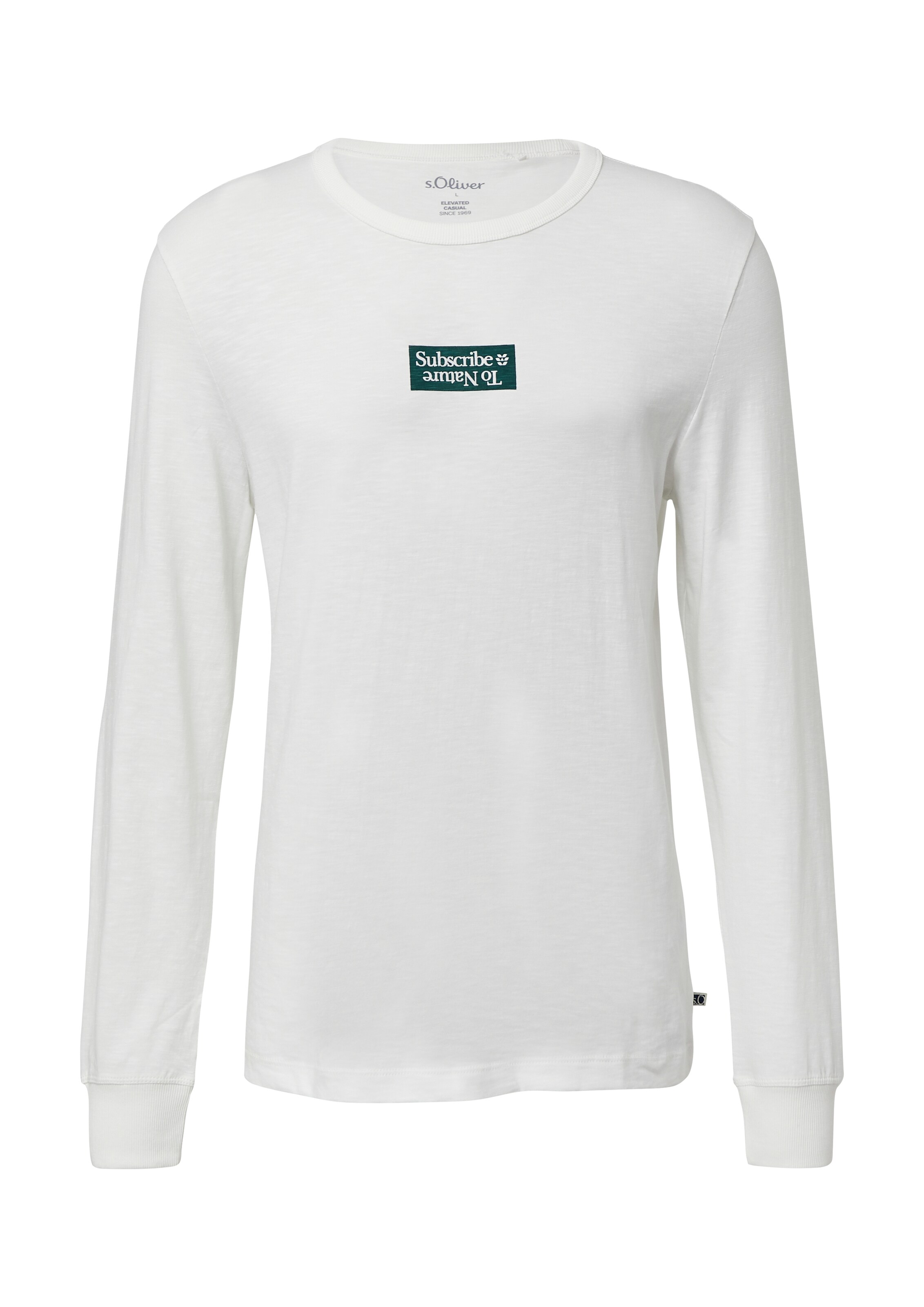T-Shirt s.Oliver en blanc : devant