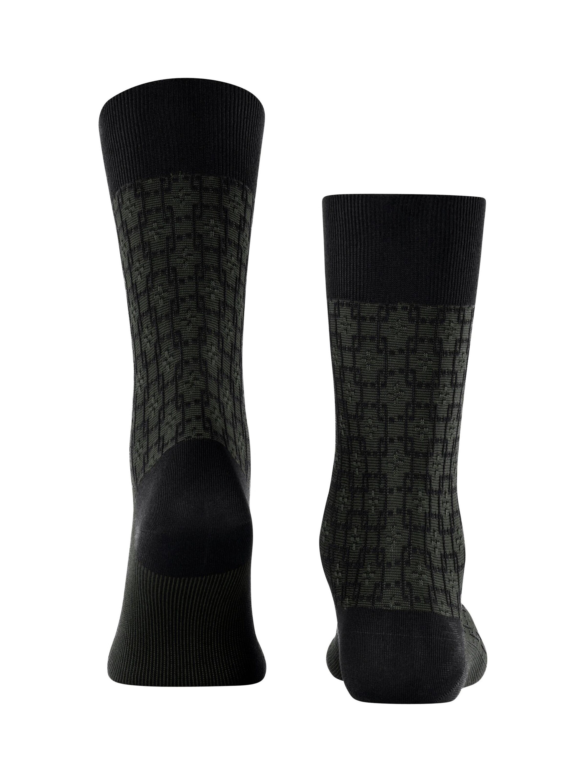 FALKE Socks 'Artwork Tie' in Black