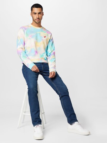 SCOTCH & SODA Sweatshirt 'The Free Spirit Peace Bird' in Blau