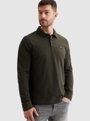 PME Legend - Jersey 'American Classic polo with long sleeves' en verde: frente
