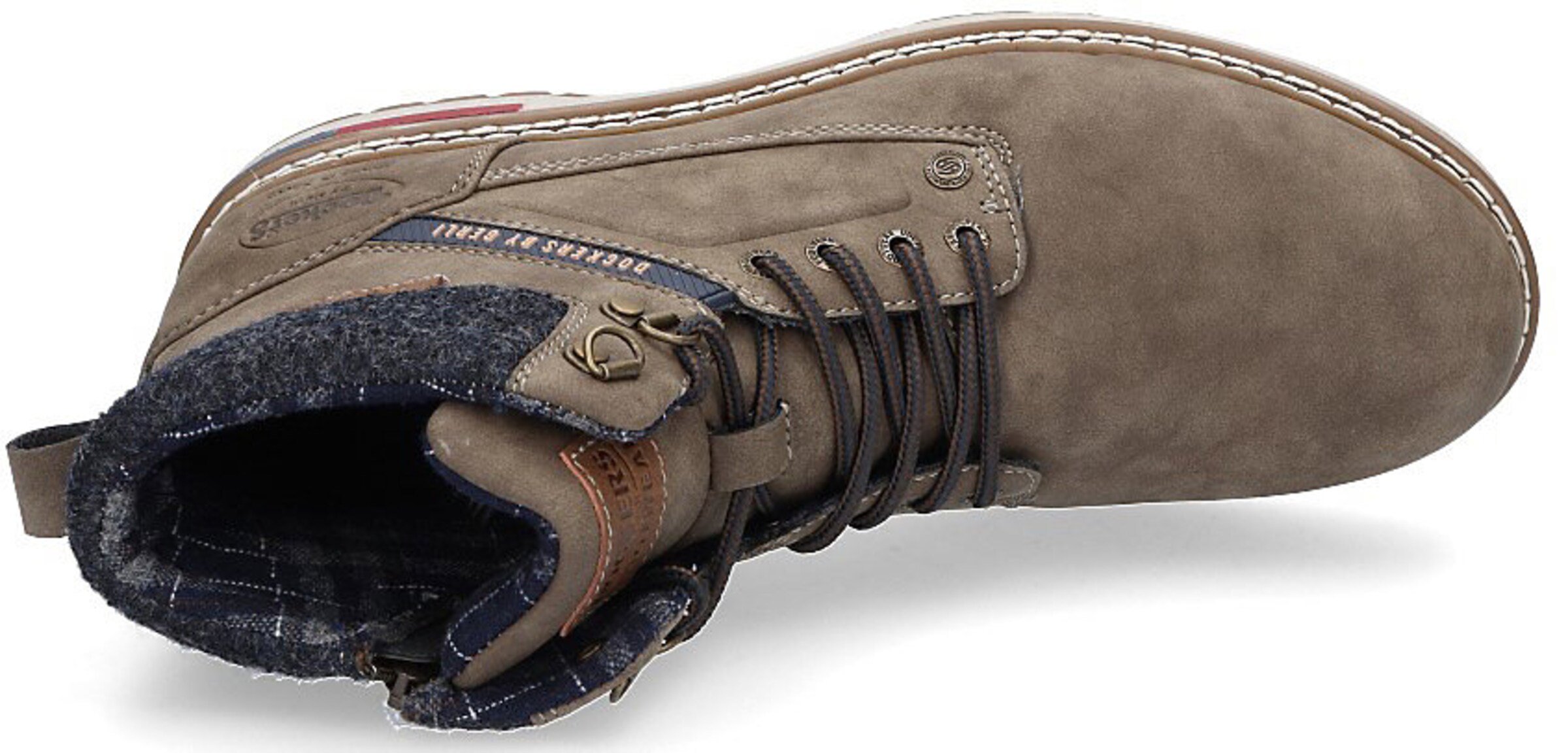 Dockers by Gerli Schnürboots in Grün