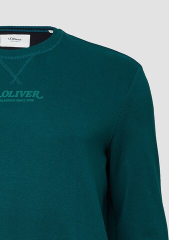 s.Oliver Sweatshirt in Groen
